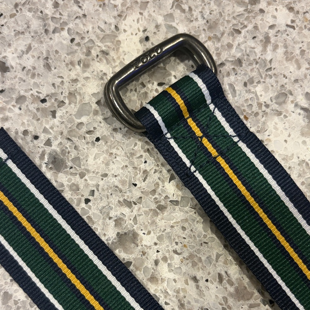 Polo by Ralph Lauren Navy and Green Belt